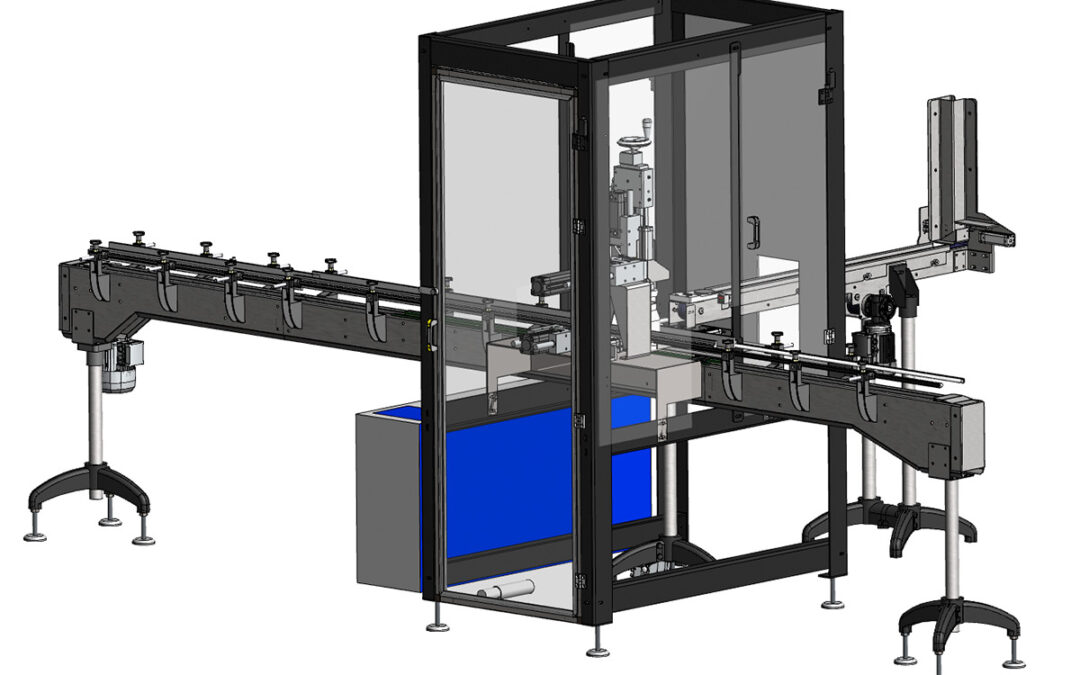 Automatic Cap Placing and Capping Line